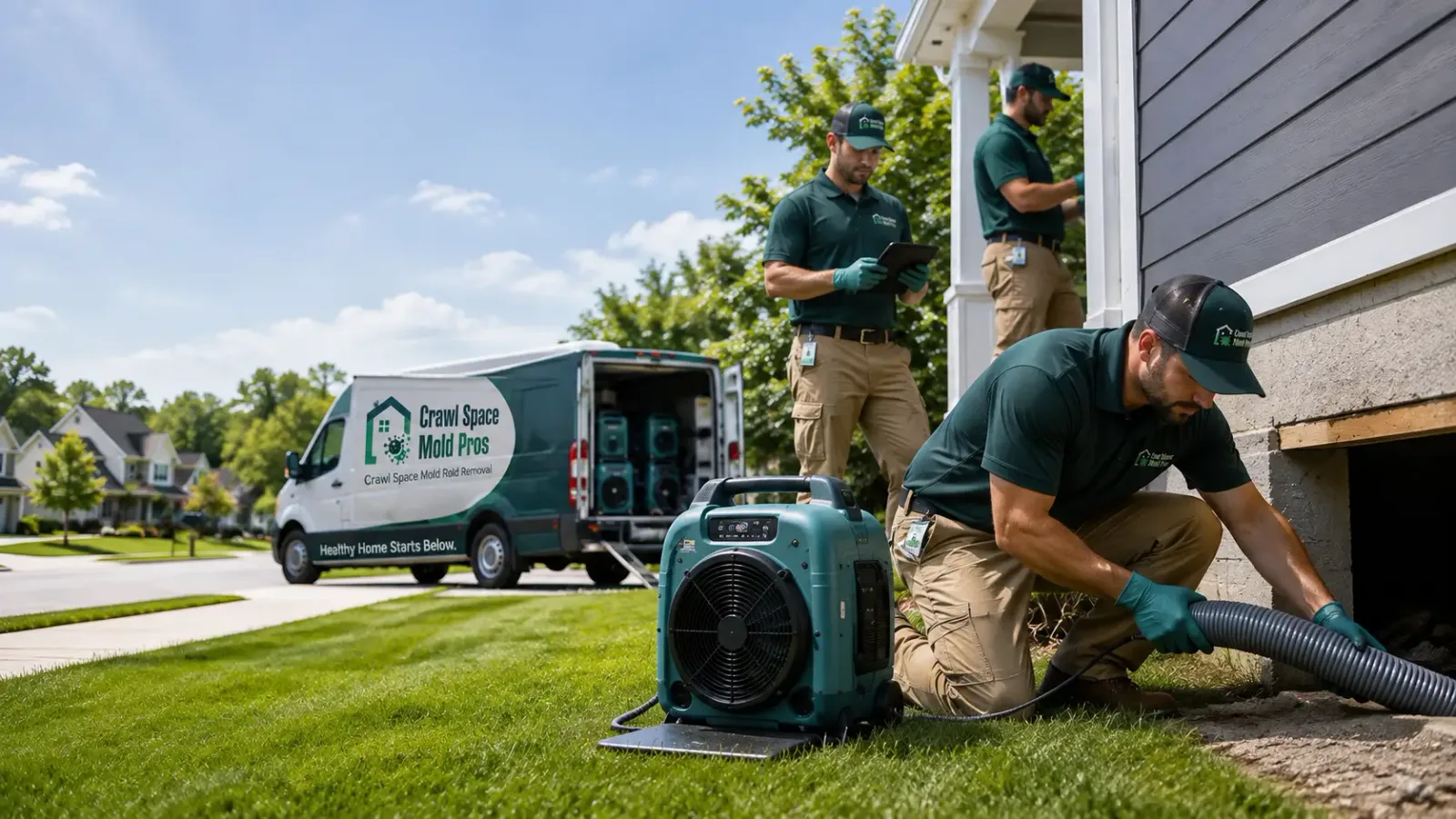 Crawl Space Mold Removal in Horseshoe Bend, ID